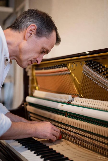 piano tuning after professional removal